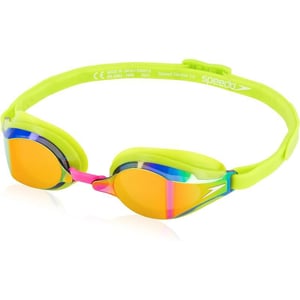 Speedo UnisexAdult Swim Goggles Speed Socket 20Lime GreenSmokeAblazemirr