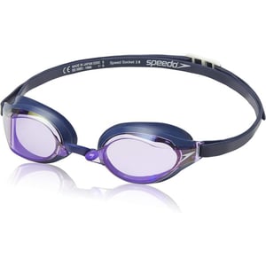 Speedo UnisexAdult Swim Goggles Speed Socket 20Purple Iris Mirrirroed