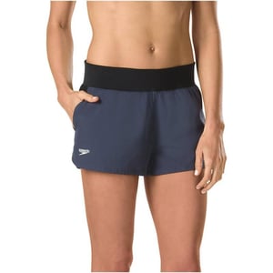 Speedo Womens Shorts Team Warm UpSpeedo Black