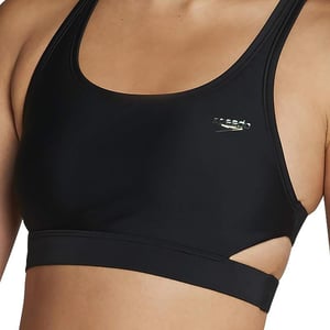 Speedo Womens Swimsuit TopKeyhole Speedo Black