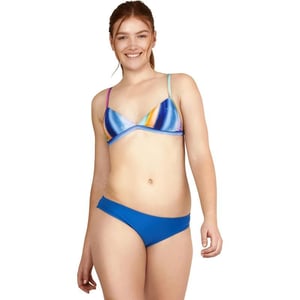 Speedo Womens Swimsuit Triangle Bikini TopRainbow Stripe