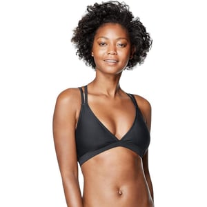 Speedo Womens Swimsuit Triangle Bikini TopSpeedo Black