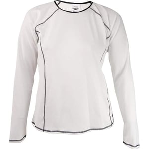 Speedo Womens Uv Swim Shirt Long Sleeve RashguardWhite