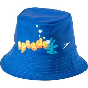 Speedo Kids Begin to Swim UV Bucket Hat UPF 50Electric Blue