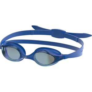 Speedo Kids Swim Goggles Junior Hyper Flyer Ages 614Tlat Aero Blue SteelIrismirror