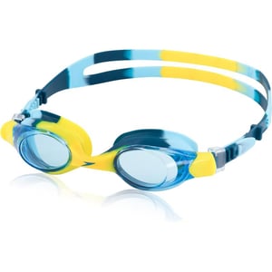 Speedo Kids Swim Goggles Skoogle Ages 38Enamel Bl Yel Tie Dye