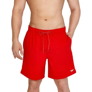 imageSpeedo Mens Swim Trunk Mid Length Redondo Solid2022 Speedo Red