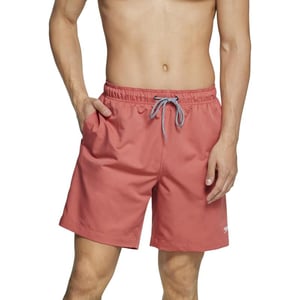 imageSpeedo Mens Swim Trunk Mid Length Redondo SolidFaded Rose