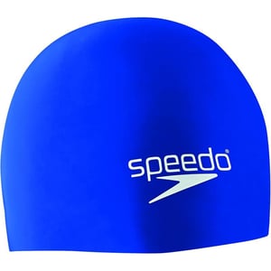 imageSpeedo UnisexAdult Swim Cap Silicone ElastomericBlue