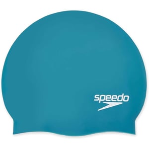 imageSpeedo UnisexAdult Swim Cap Silicone ElastomericOcean Depths