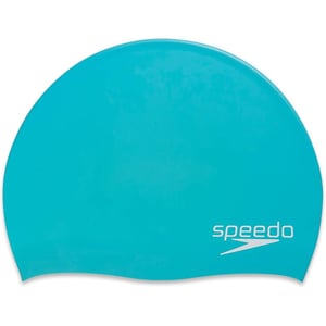 imageSpeedo UnisexAdult Swim Cap Silicone ElastomericTeal