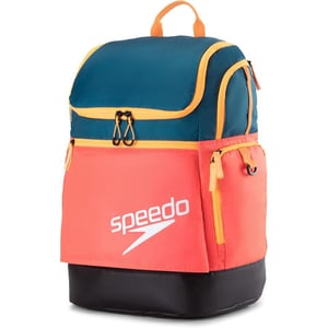 imageSpeedo Unisex Large Teamster 20 Backpack 35Liter  Speedo BlackFiery CoralCrystal Teal 20