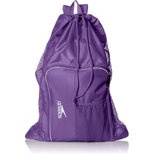 imageSpeedo UnisexAdult Drawstring Deluxe Ventilator Mesh Equipment BagPrism Violet