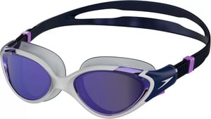 imageSpeedo Womens Swim Goggle Biofuse 20WhiteTrue NavySweet PurpleFlash Purple