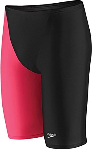 Speedo Mens Swimsuit Jammer High Waist LZR Elite 2BlackHot Pink