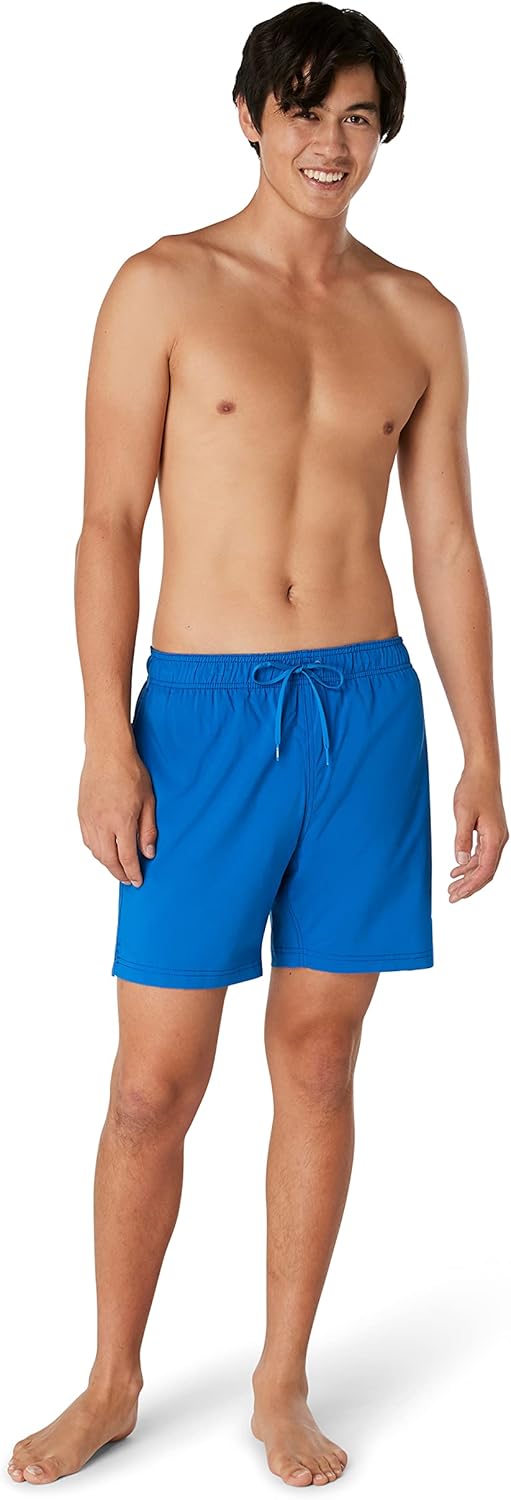 imageSpeedo Mens Swim Trunk Mid Length Redondo Solid2023 Turkish Sea