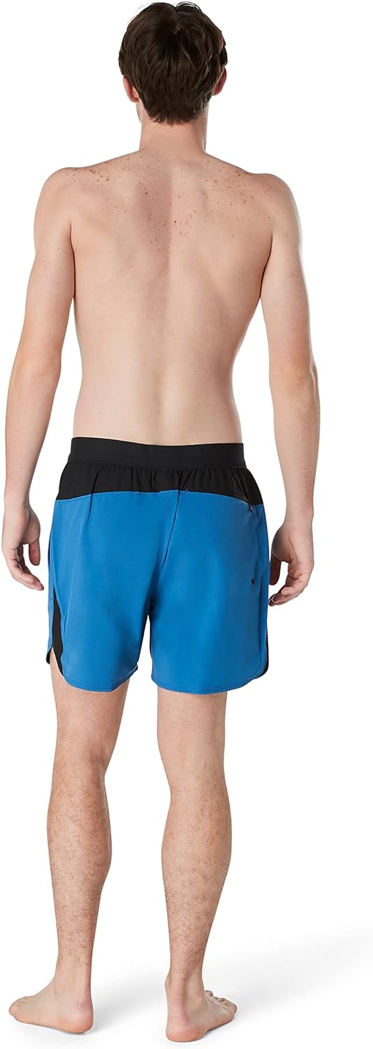 Speedo Mens Swim Trunk Short Length Fitness TrainingVallarta Blue