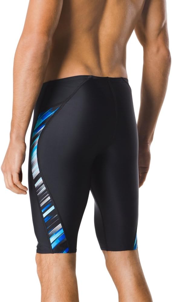 Speedo Mens Swimsuit Jammer Powerflex Eco Reigning LightSpeedo Blue