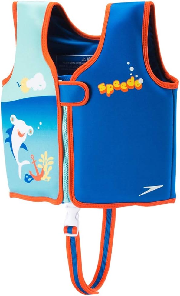 Speedo Kids Begin to Swim Flotation Classic Life Vest UPF 50LimeOrange