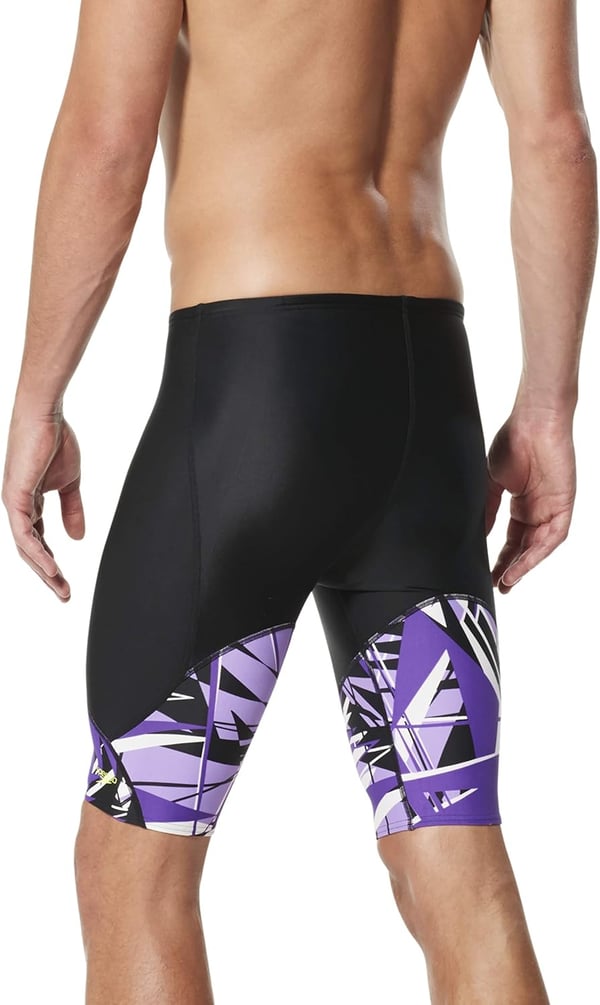 Speedo Mens Swimsuit Jammer Prolt Shattered PalmSpeedo Purple