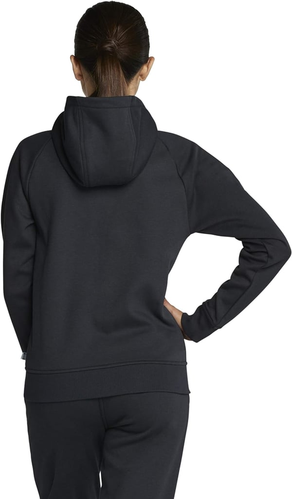 Speedo Womens Sweatshirt Full Zip Hooded Jacket Team Warm UpSpeedo Black