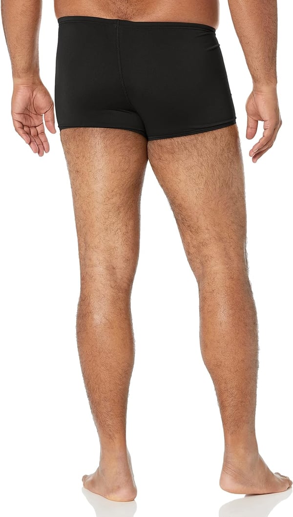 Speedo Mens Swimsuit Square Leg Endurance SolidSpeedo Black