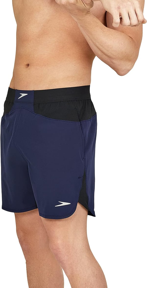 Speedo Mens Swim Trunk Short Length Fitness TrainingPeacoat