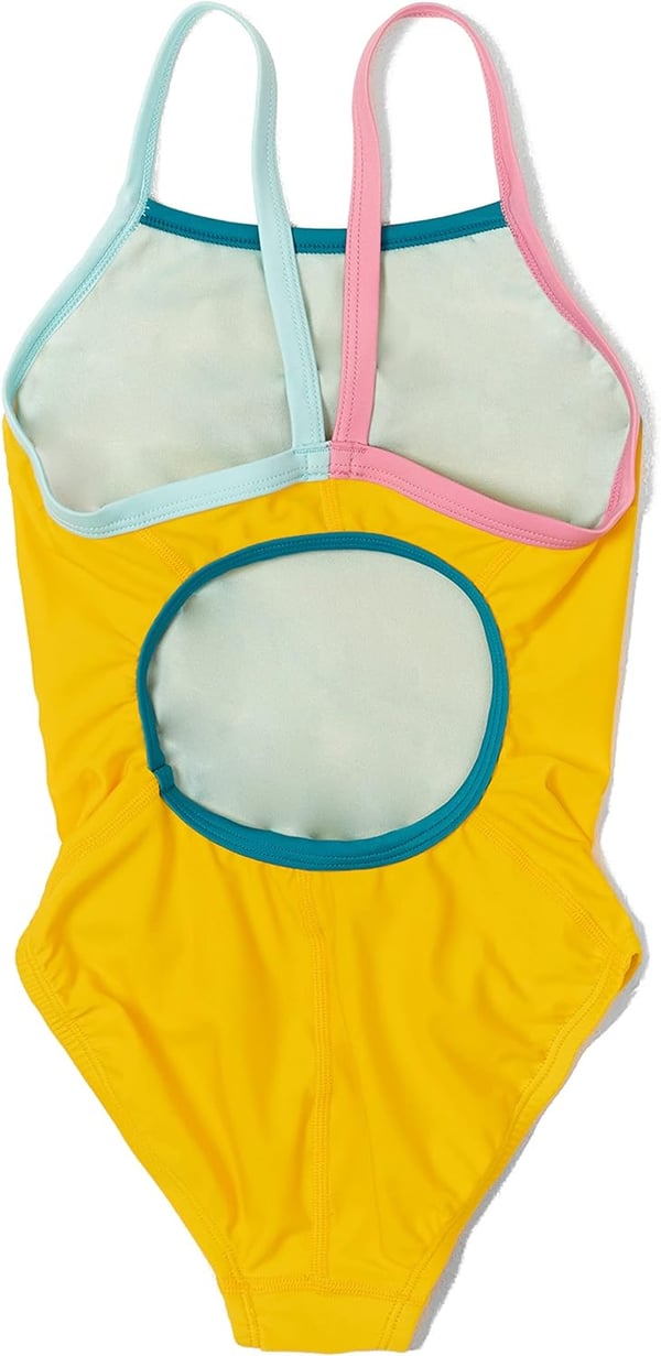 Speedo Girls Swimsuit One Piece Thin StrapsRadiant Yellow