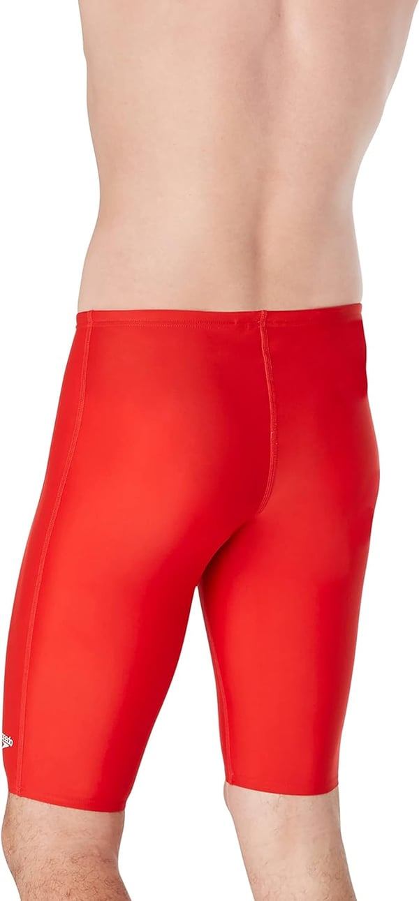 Speedo Mens Swimsuit Jammer ProLT SolidSolid Team Red