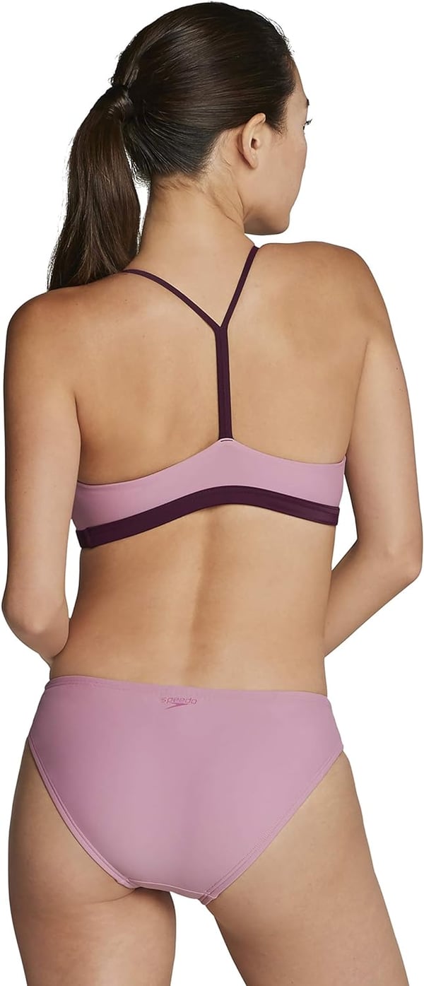 Speedo Womens Swimsuit Bottom Bikini Creora Highclo HipsterMauve Orchid