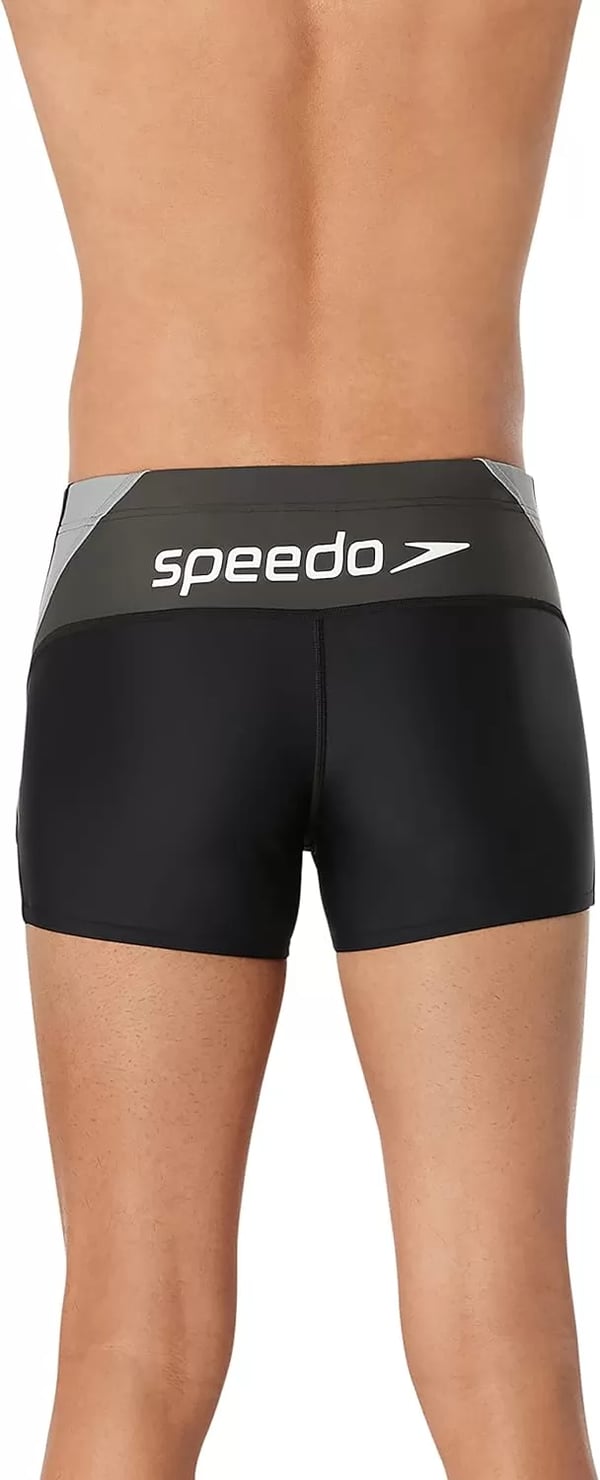 imageSpeedo Mens Swimsuit Square Leg Eco Flex BeachstarAnthracite