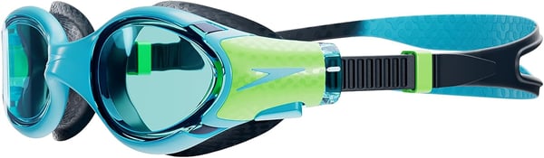 Speedo Unisex Kids Swim Goggles Biofuse 20 JuniorSwim Goggles Biofuse 20 JuniorHypersonic BlueTrue NavyLumo Green