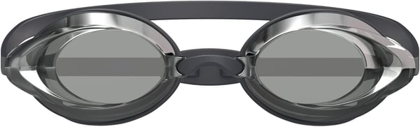 Speedo UnisexAdult Swim Goggles Mirrored Vanquisher 20Tlat BlackSteelSilvermirror