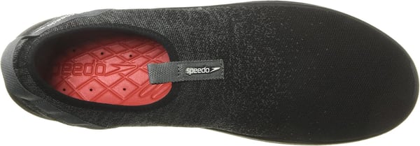 Speedo Mens Water Shoe Surfknit ProBlackWhiteRed