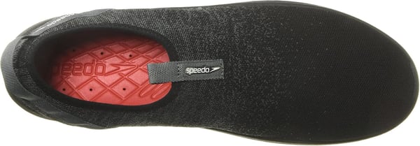 imageSpeedo UnisexAdult Water Shoe Surfknit ProBlackWhiteRed