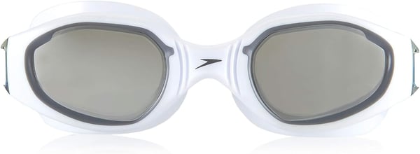 Speedo UnisexAdult Swim Goggles Hydro ComfortMirrored WhiteGrey