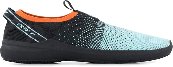 Speedo Mens Water Shoe Surfknit ProBlackAqua Splash