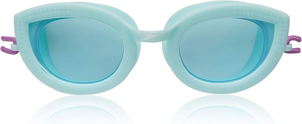 Speedo UnisexChild Swim Goggles Sunny G Ages 38Aruba BlueCeleste