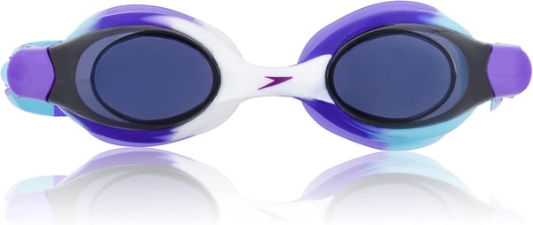 Speedo UnisexChild Swim Goggles Skoogle Ages 38Purple Aq Splash Tie Dye