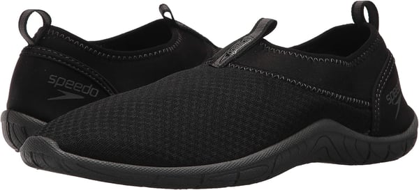 Speedo Mens Water Shoe Tidal CruiserDiscontinuedBlackDark Gull Grey