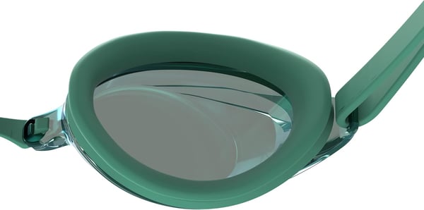 Speedo UnisexAdult Swim Goggles Mirrored Vanquisher 20Tlat Dark GreenSteelEmeraldmirror