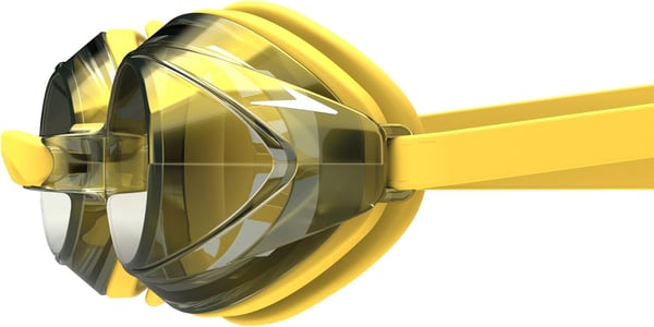 Speedo UnisexAdult Swim Goggles Mirrored Vanquisher 20Tlat Bright GoldSteelGoldmirror