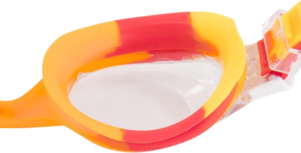 Speedo UnisexChild Swim Goggles Skoogle Ages 38Red Orange Tie Dye