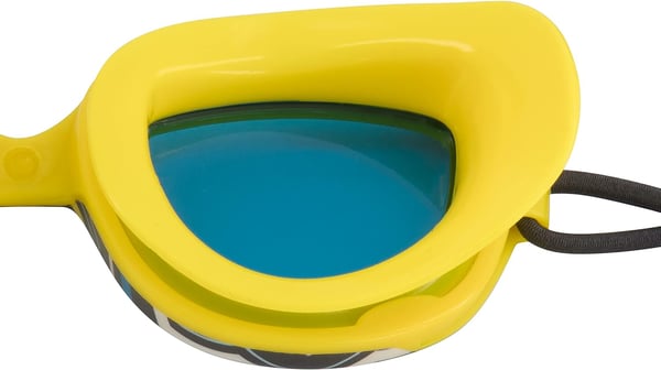 Speedo UnisexChild Swim Goggles Sunny G Ages 38Blazing YellowCobalt