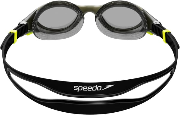 Speedo UnisexAdult Swim Goggle Biofuse 20Olive NightBlack Polarized