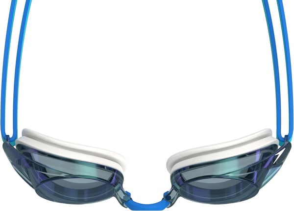 Speedo UnisexAdult Swim Goggles Mirrored Vanquisher 20Speedo WhiteCelesteIris