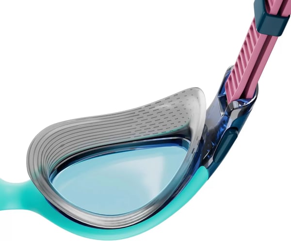 imageSpeedo Womens Swim Goggle Biofuse 20Marine BluePeacockFunny PinkHot MauveAqua Blue