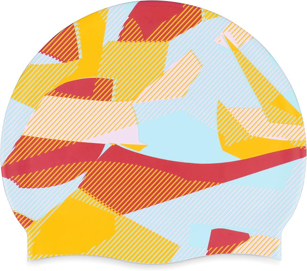 Speedo Swim Cap SiliconeElastomericTiger Ocean Depths