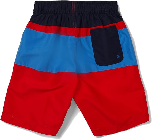 Speedo Boys Swim Trunk Knee Length Blocked VolleyHigh Risk Red