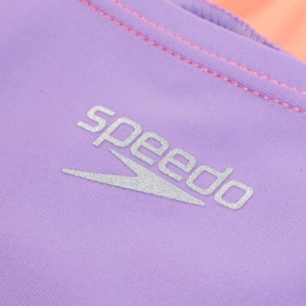 Speedo Girls Swimsuit One Piece Infinity Splice Thick StrapSweet Purple